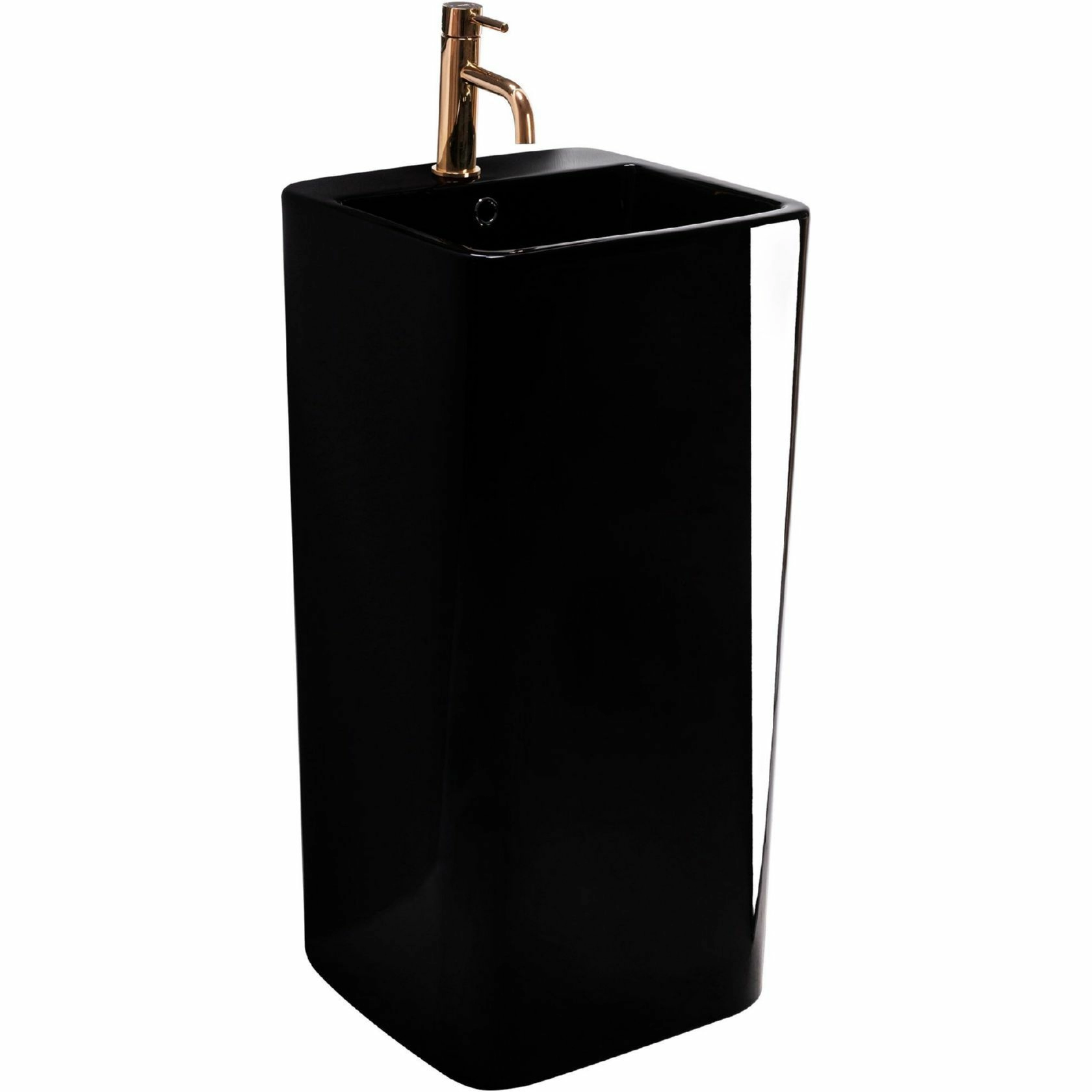 Умывальник Rea Mia Black 40x40, REA-U6656