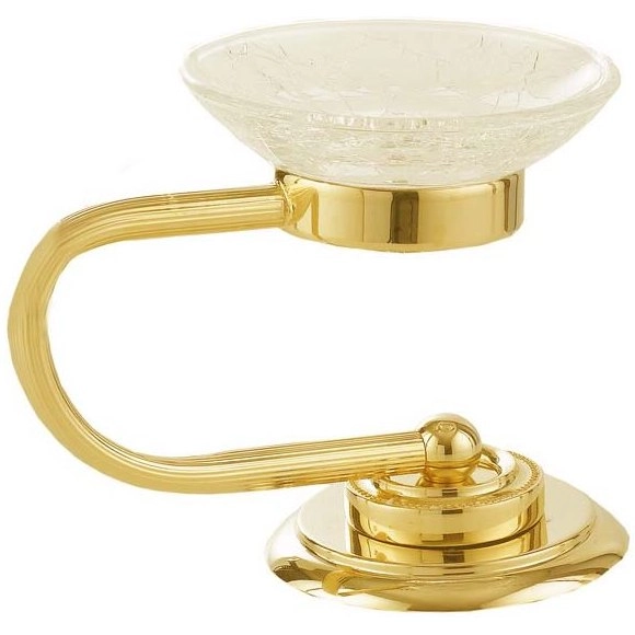 Настольная мыльница Boheme Murano Gold, 10910-G