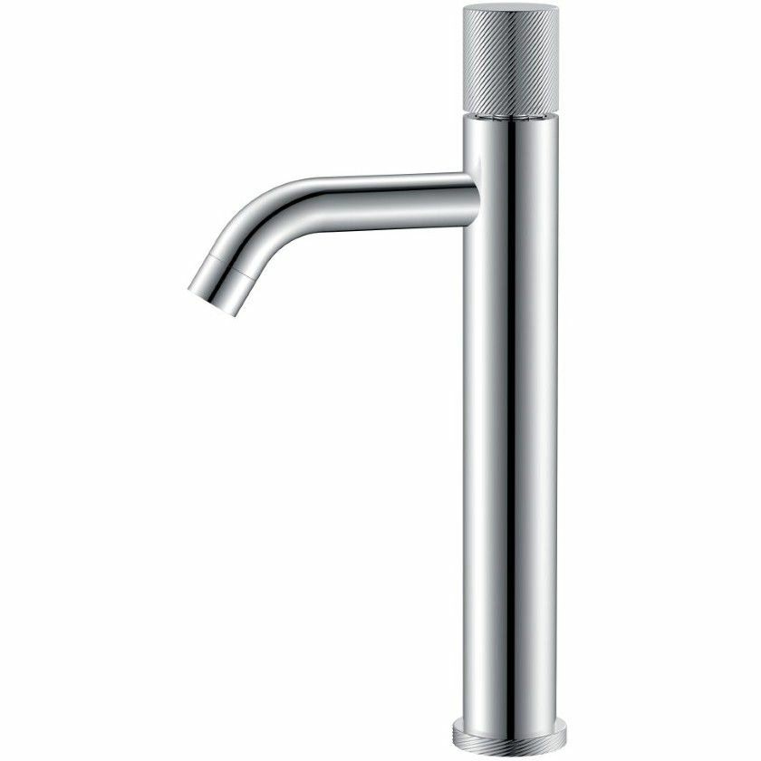 Высокий смеситель для умывальника Boheme Stick Spirale Chrome, 122-CRCR.4