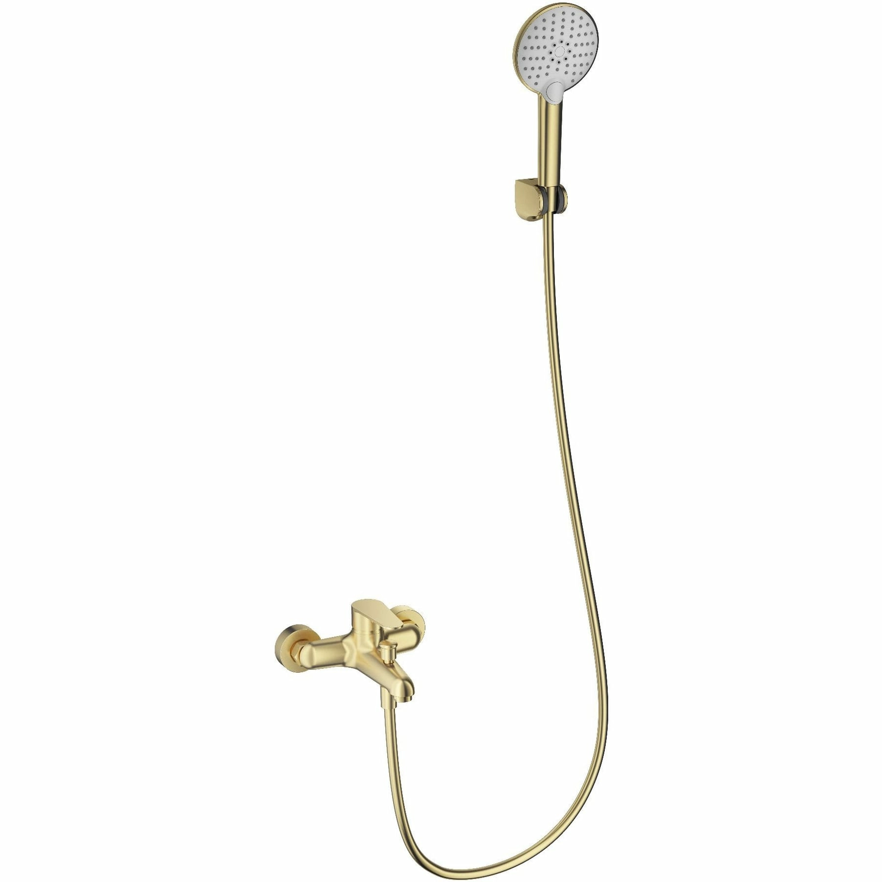 Смеситель для ванны с душем Wonzon & Woghand брашированное золото, WW-AE3204-BG