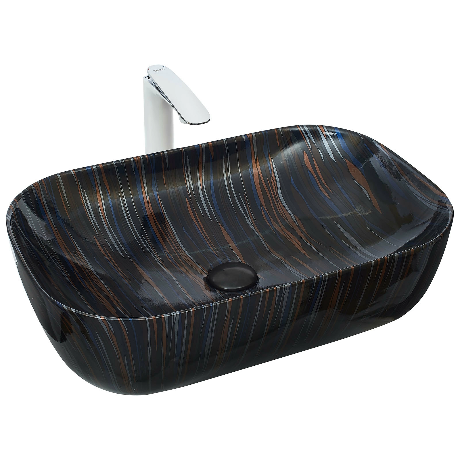 Раковина накладная WeltWasser 61x40, WW ELBACH 2143P K501