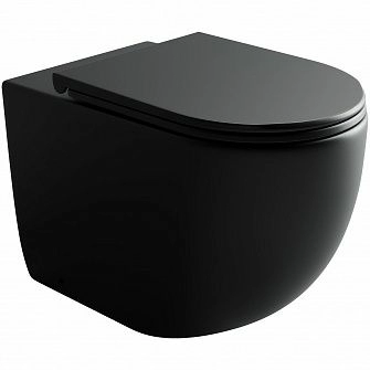 Напольный пристенный унитаз CeramicaNova Metropol, CN4004MB