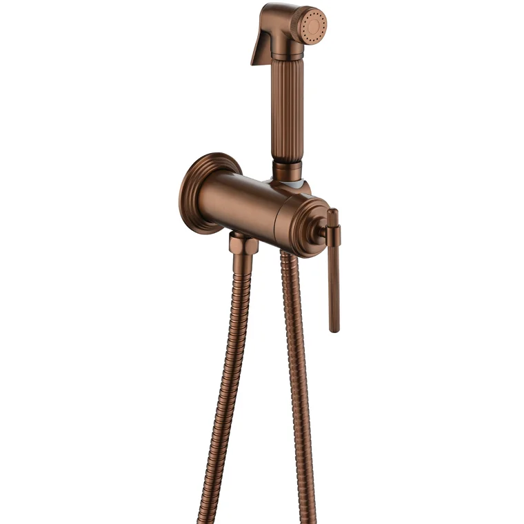 Смеситель гигиенический Boheme Eterna Bronze Brushed, 177-BRB