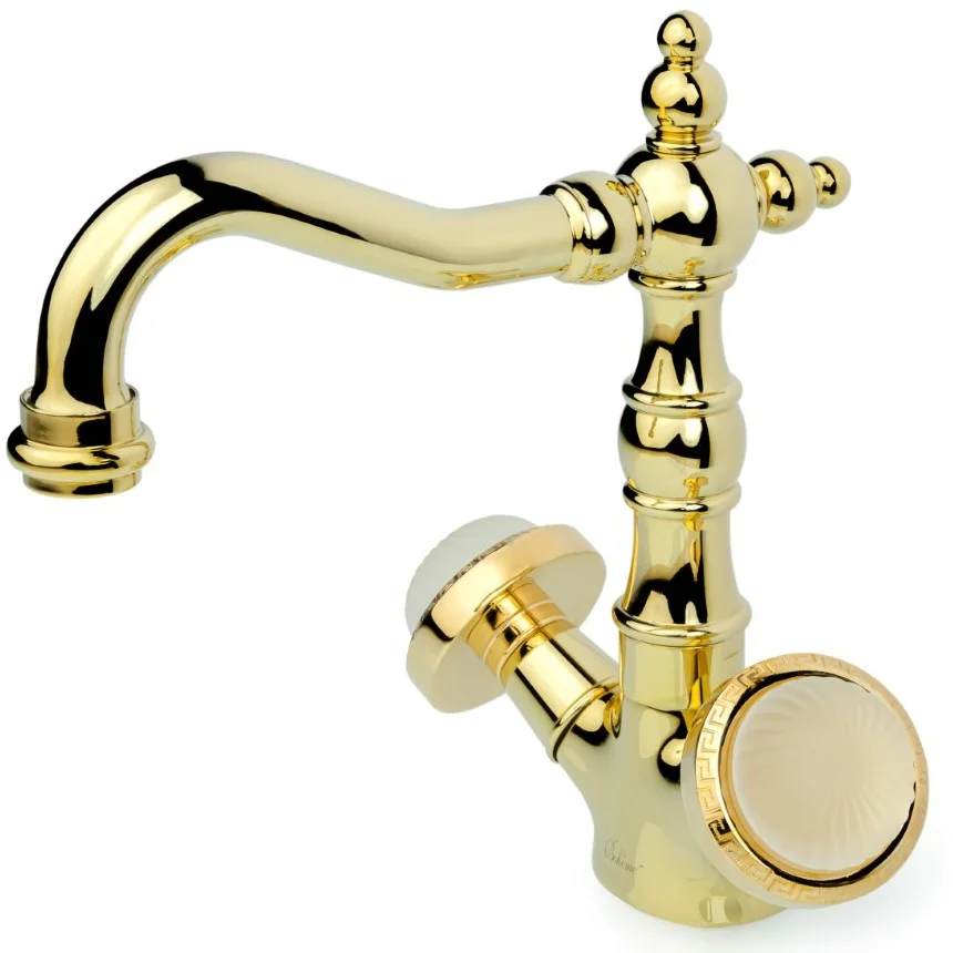 Смеситель для умывальника Boheme Satine Gold, 292