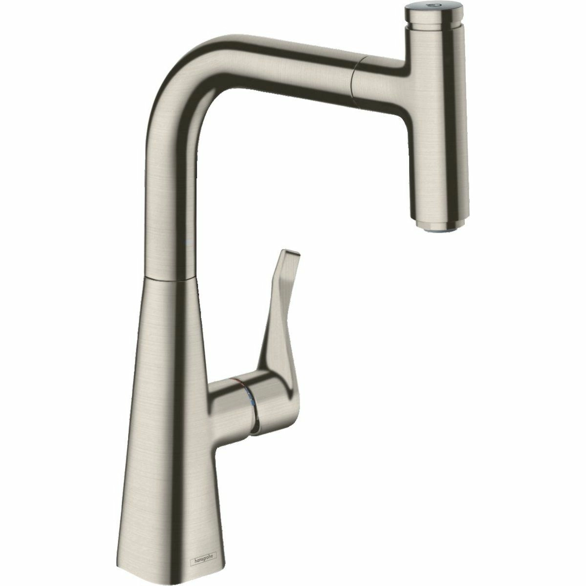 Кухонный смеситель Hansgrohe Metris 240 с вытяжным изливом, 14857800