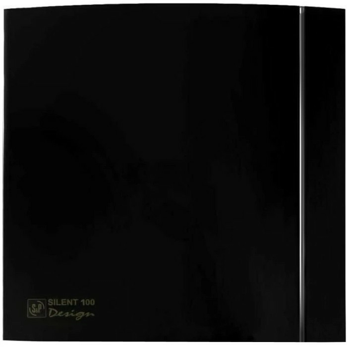 Вентилятор S&P SILENT-100 CRZ BLACK DESIGN-4C (таймер)