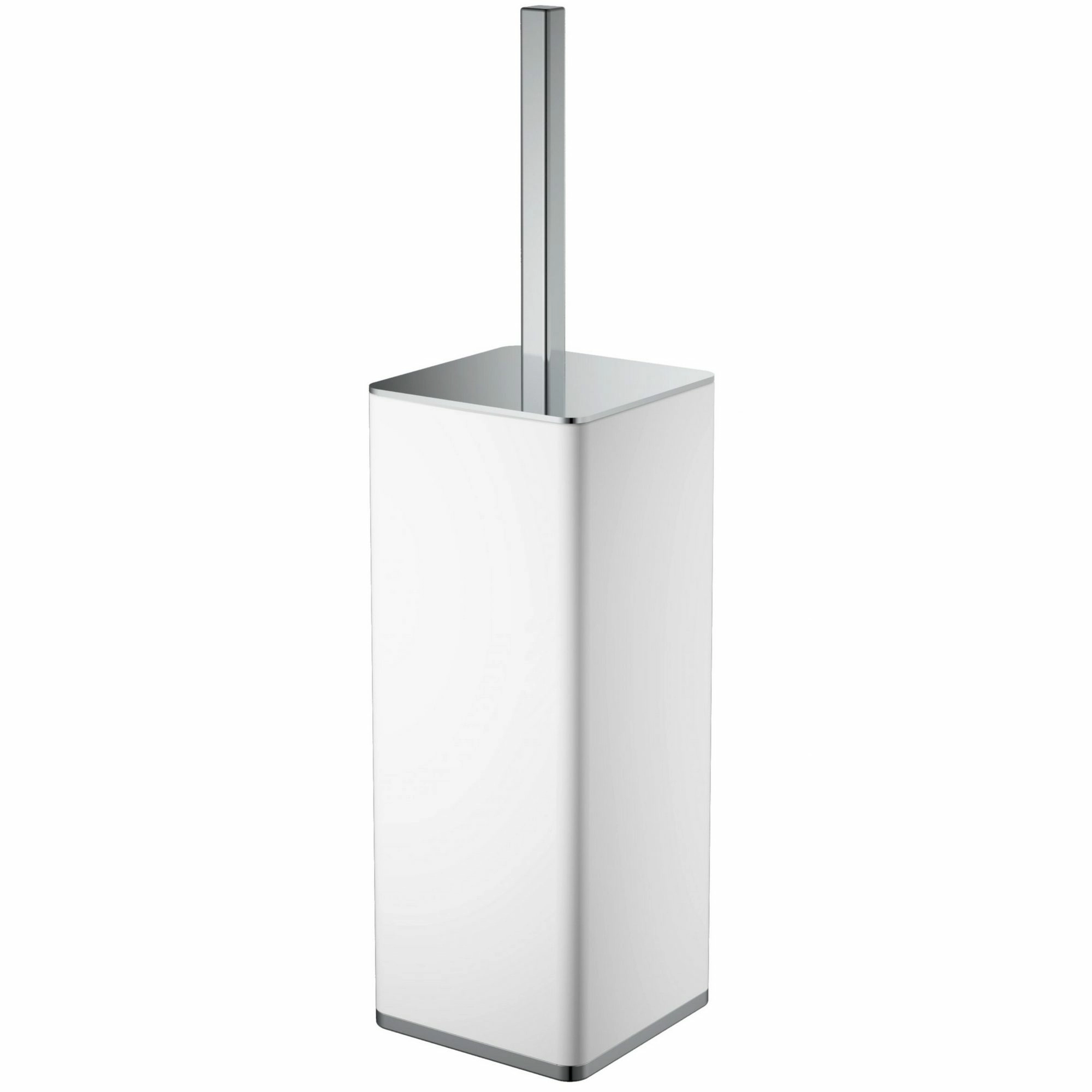 Ершик напольный Boheme Qubic White/Chrome, 10949-W-CR