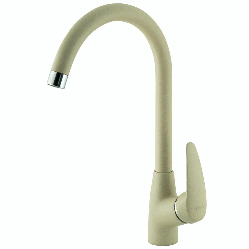 Смеситель для кухни с высоким поворотным изливом Lemark Linara, LM0405PBG