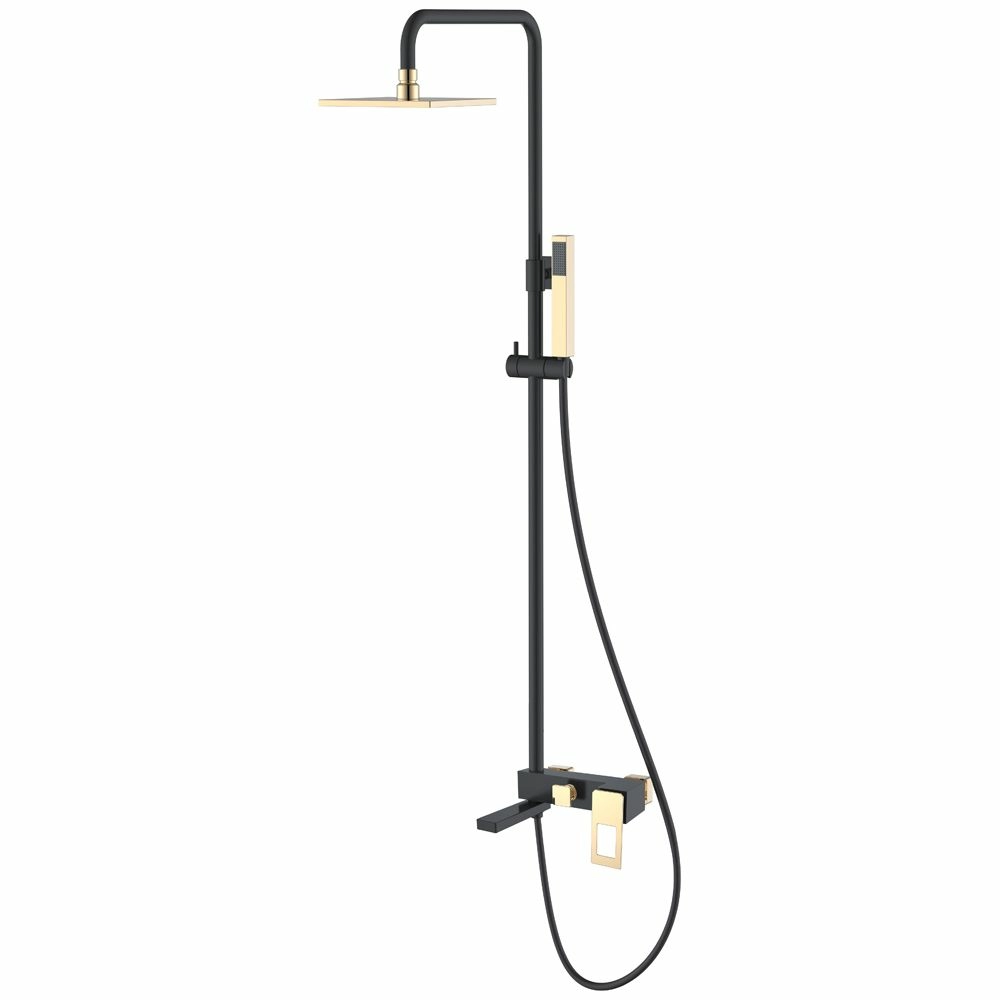 Стойка для душа Boheme Q Black/Gold, 148-BG