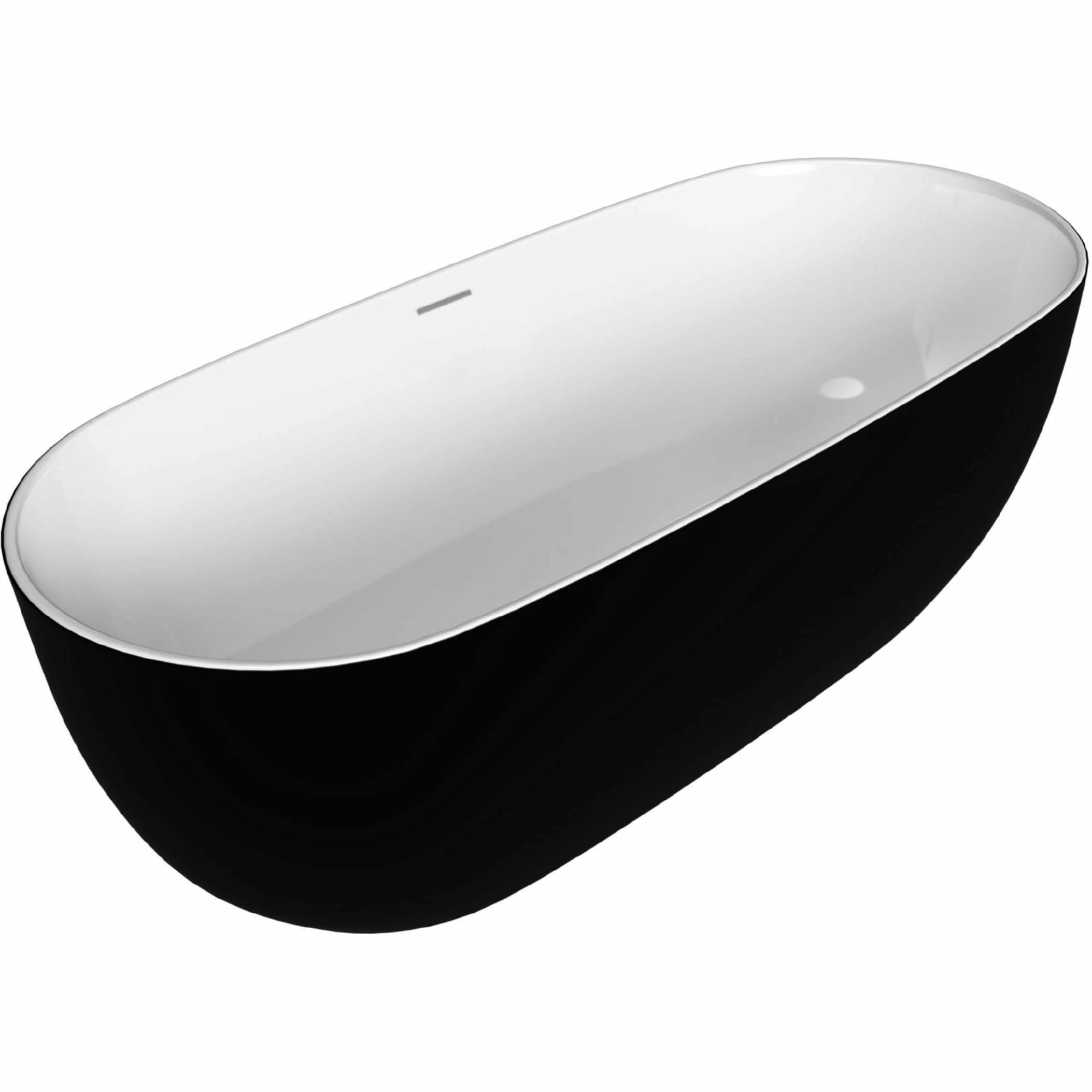 Ванна отдельностоящая Grossman Black Classic 170x80, GR-2501MB