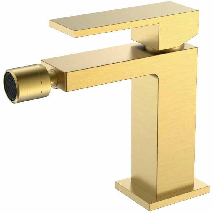 Смеситель для биде Boheme Qubic Matt Gold, 476-MG