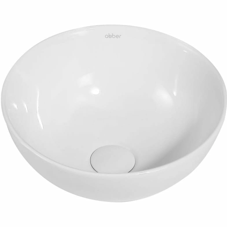 Раковина накладная Abber Bequem 32x32 AC2106 белая