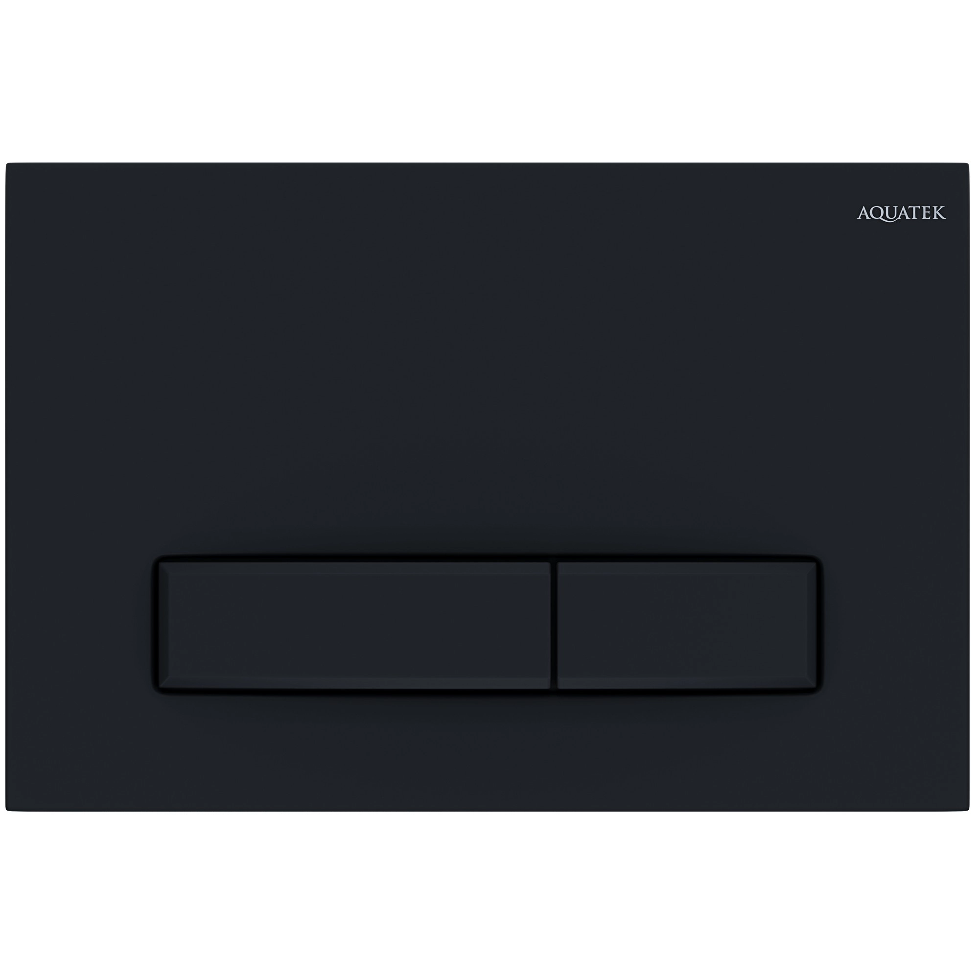 Панель смыва механическая Aquatek Slim черная матовая, KDI-0000025