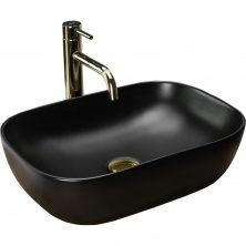 Умывальник Rea Belinda Black Matt 46.5x33.5, REA-U8470