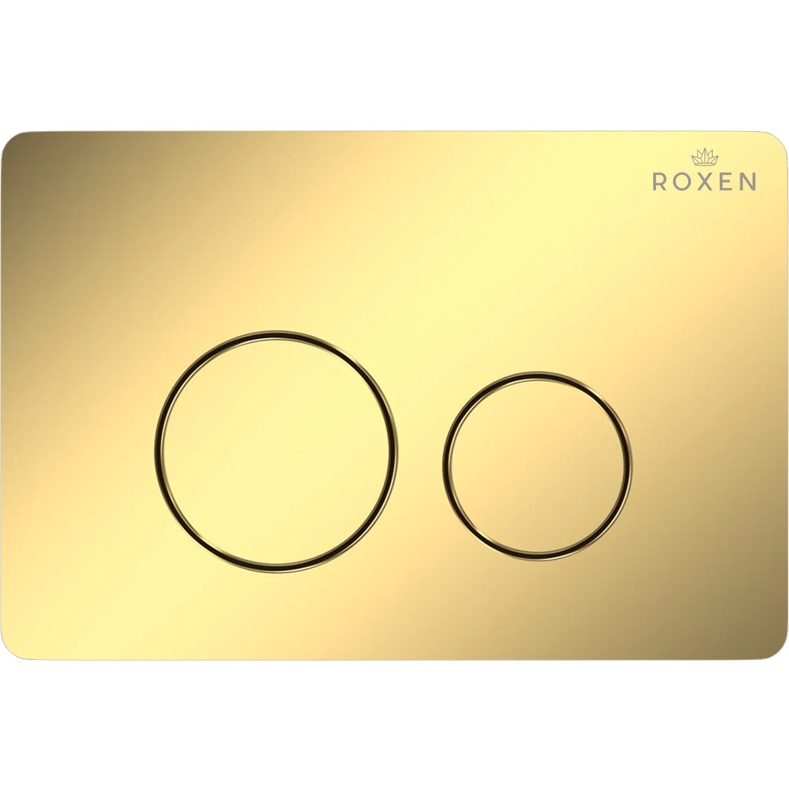 Кнопка для инсталляции Roxen Steel золото, 420260-CHG
