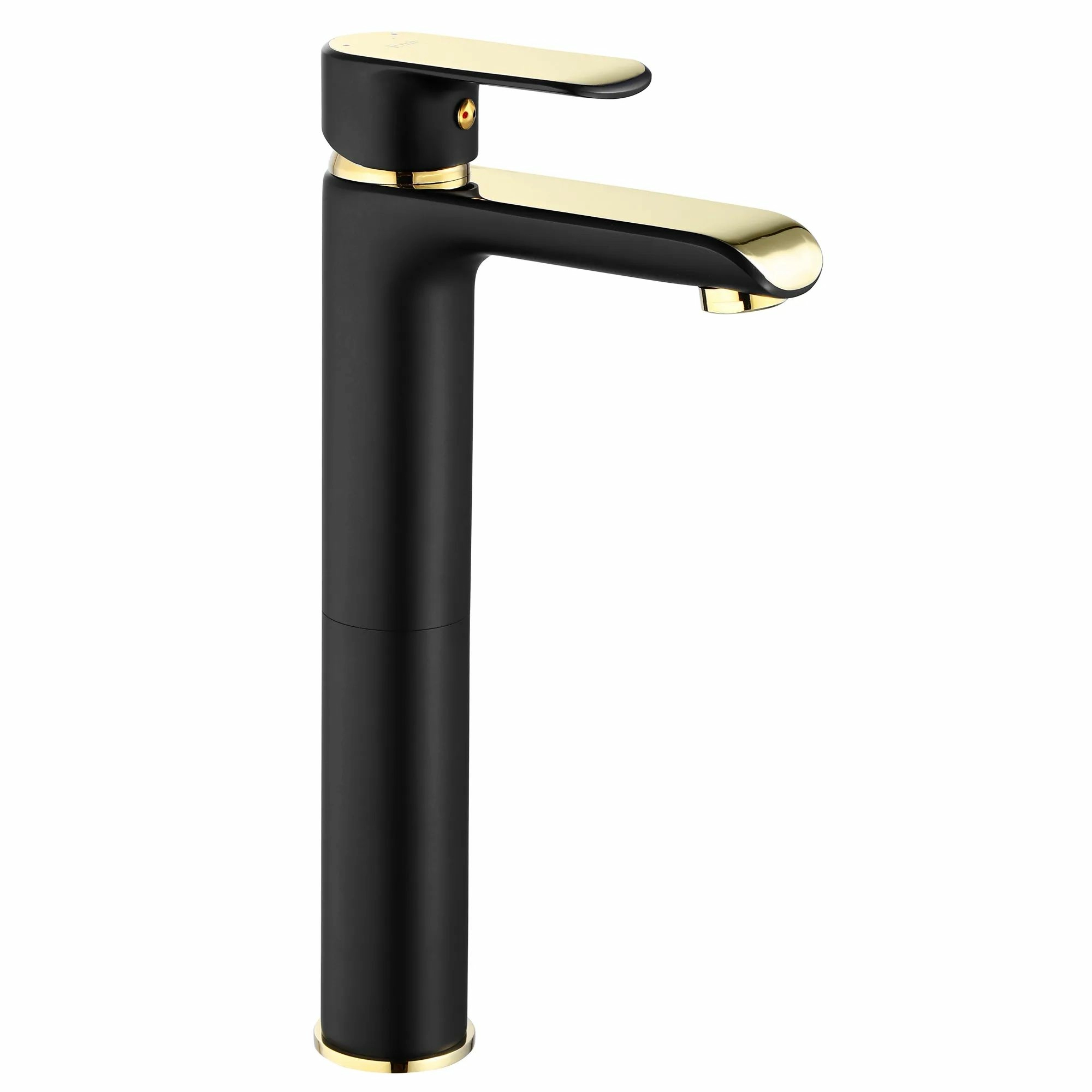 Смеситель для умывальника высокий Rea Bloom Black/Gold, REA-B9936