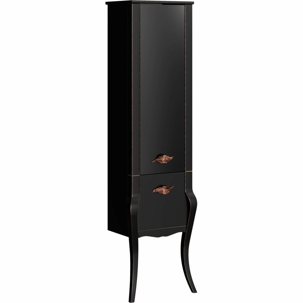 Пенал напольный Clarberg Borgia 48 черный, BOR0548BLK