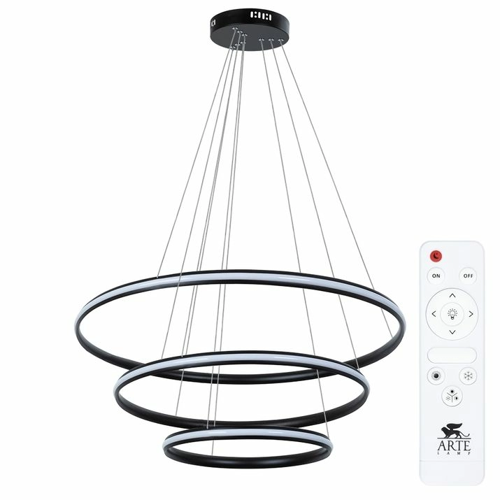 Подвесная люстра Arte Lamp Meridiana, A2198SP-3BK