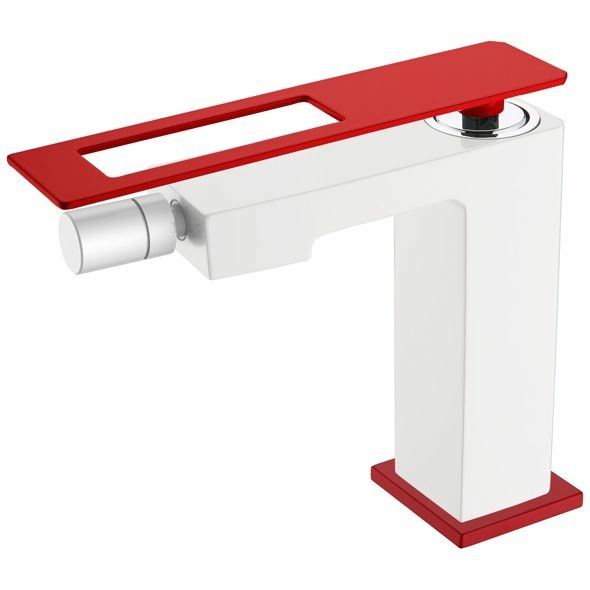 Смеситель для биде Boheme Q Chrome/Red, 146-CRR