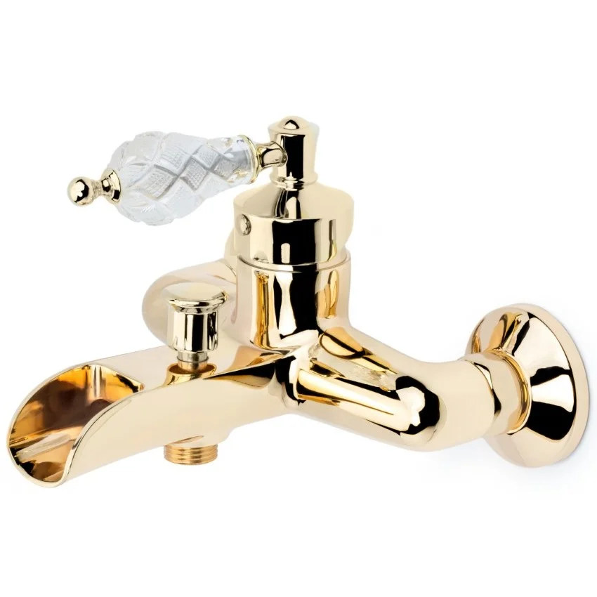 Смеситель для ванны Boheme Vogue Crystal Gold, 213