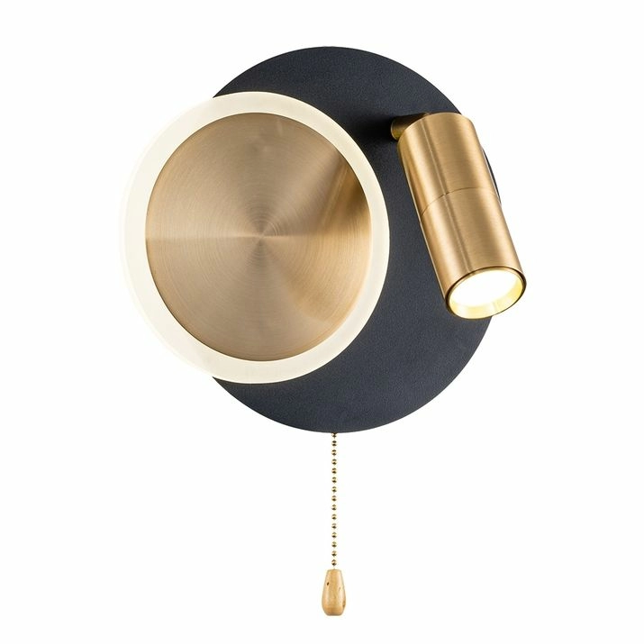 Настенный светильник Arte Lamp Syrma, A2213AP-2BK