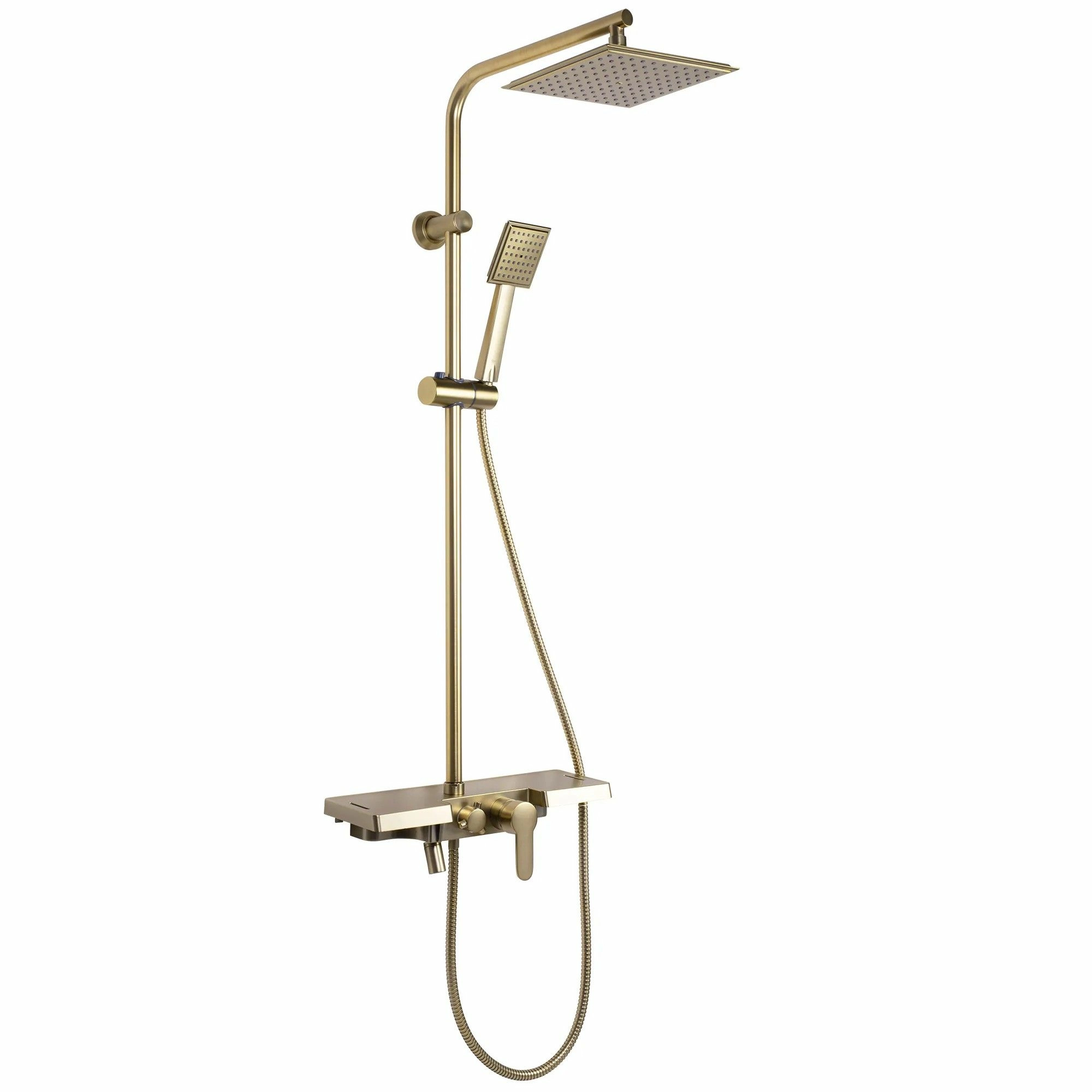 Душевая система Rea Bravo Matt Gold, REA-P4121