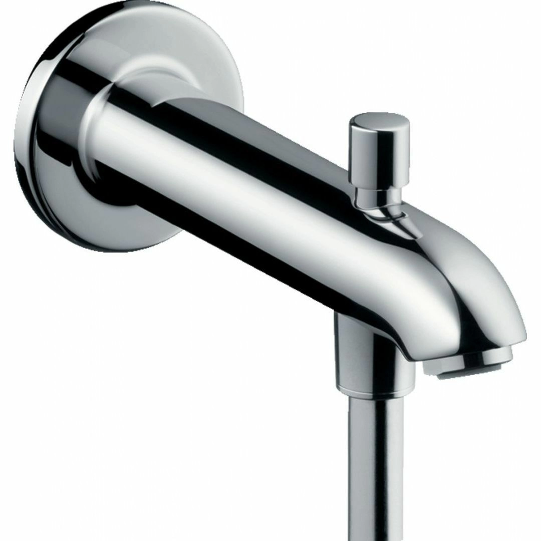 Излив на ванну 22,8 c переключателем на душ Hansgrohe E, 13424000