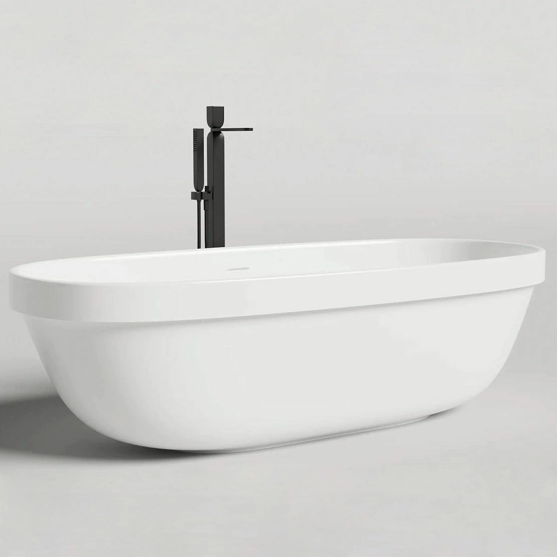  Ванна отдельностоящая Salini Greca In 180x80 (S-Stone, матовый), 104821M