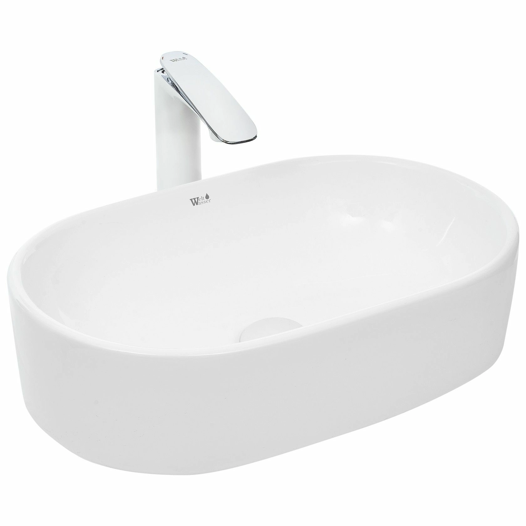 Раковина накладная WeltWasser 52x33, WW ELBACH 1048