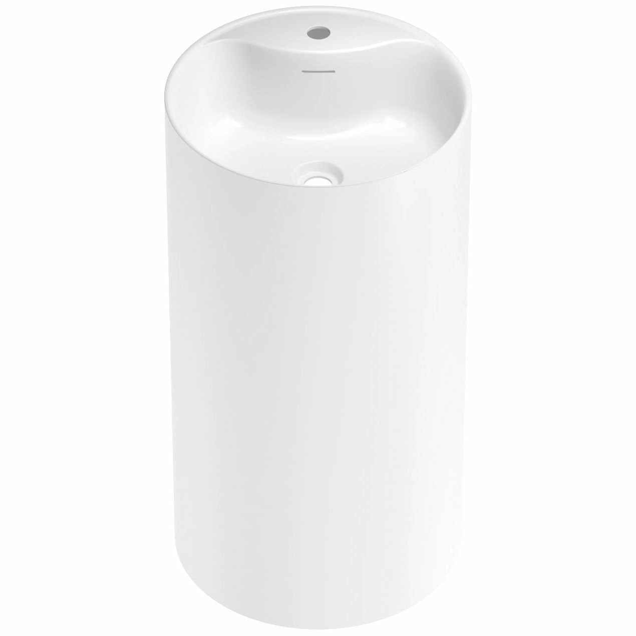 Напольная акриловая раковина Wellsee Chalice Perfection 45x45, 230614000