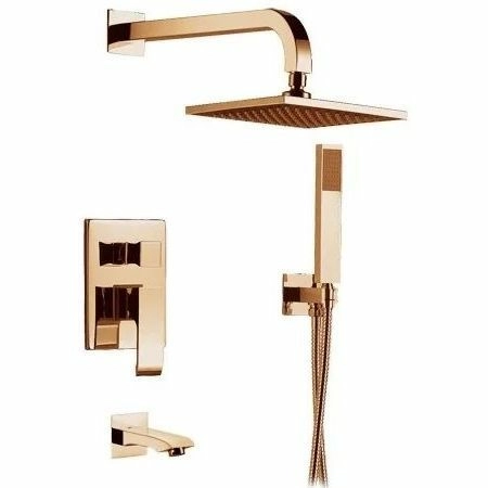Душевая система скрытого монтажа с изливом Ahti Kerava Gold, KA405318
