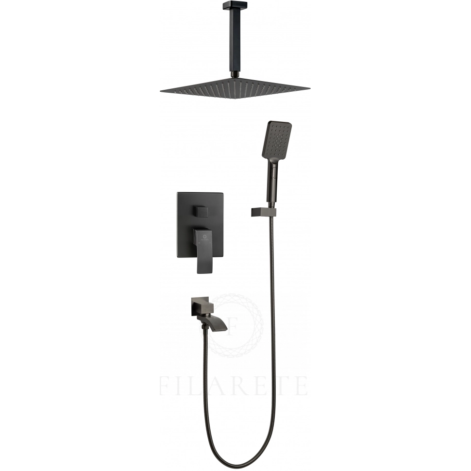 Душевая система скрытого монтажа Filarete Waterfall FL1012BG