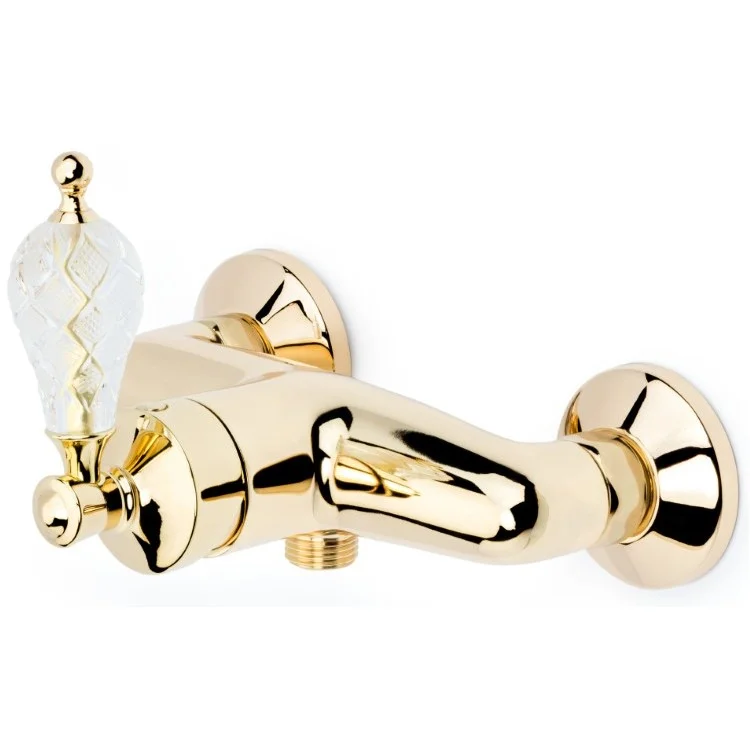 Смеситель для душа Boheme Vogue Crystal Gold, 214
