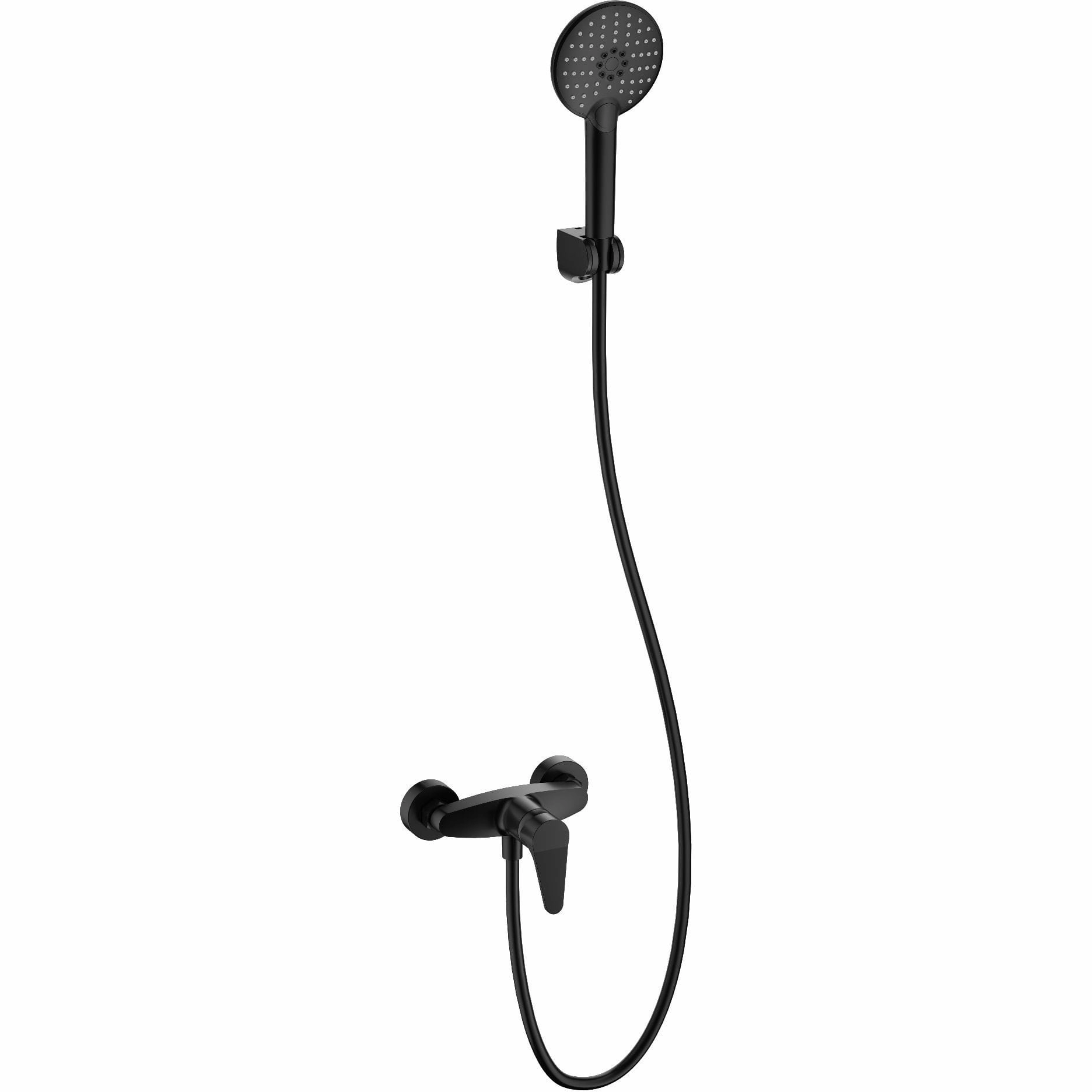 Смеситель для душа Wonzon & Woghand черный матовый, WW-AE3102-MB