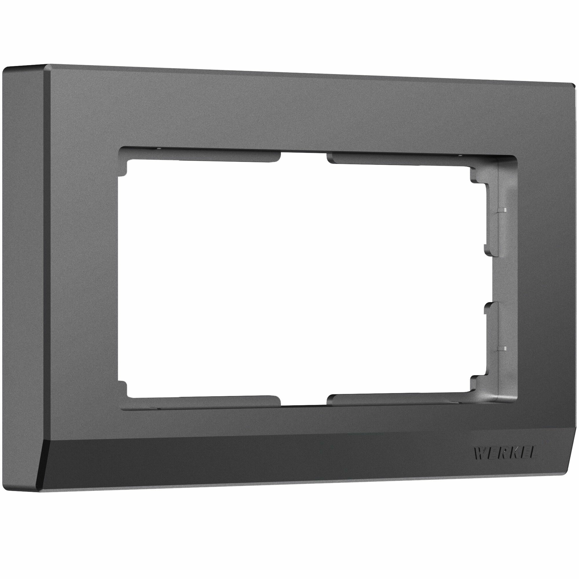Рамка для двойной розетки Werkel Stark W0081864 (графит матовый)