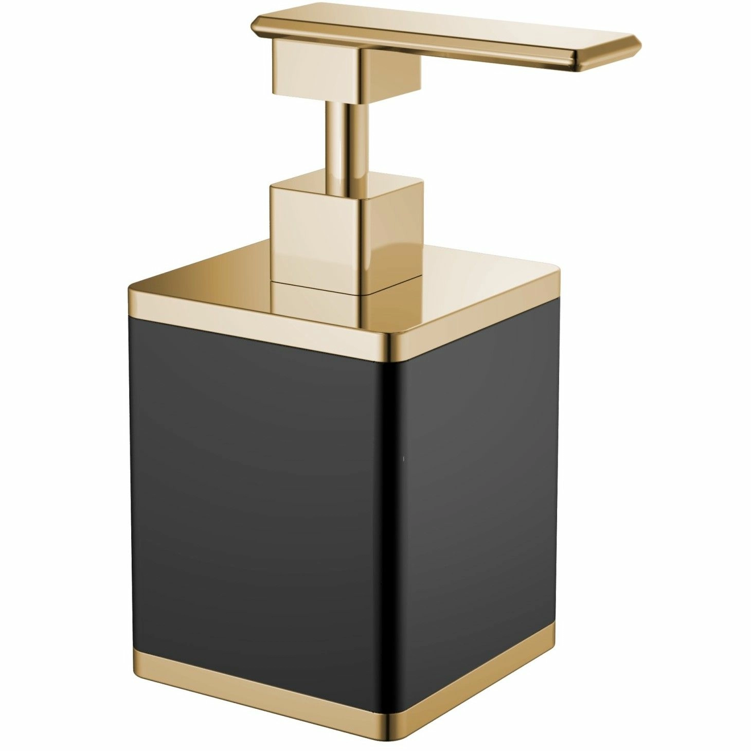 Диспенсер Boheme Qubic Black/Gold, 10969-B-G