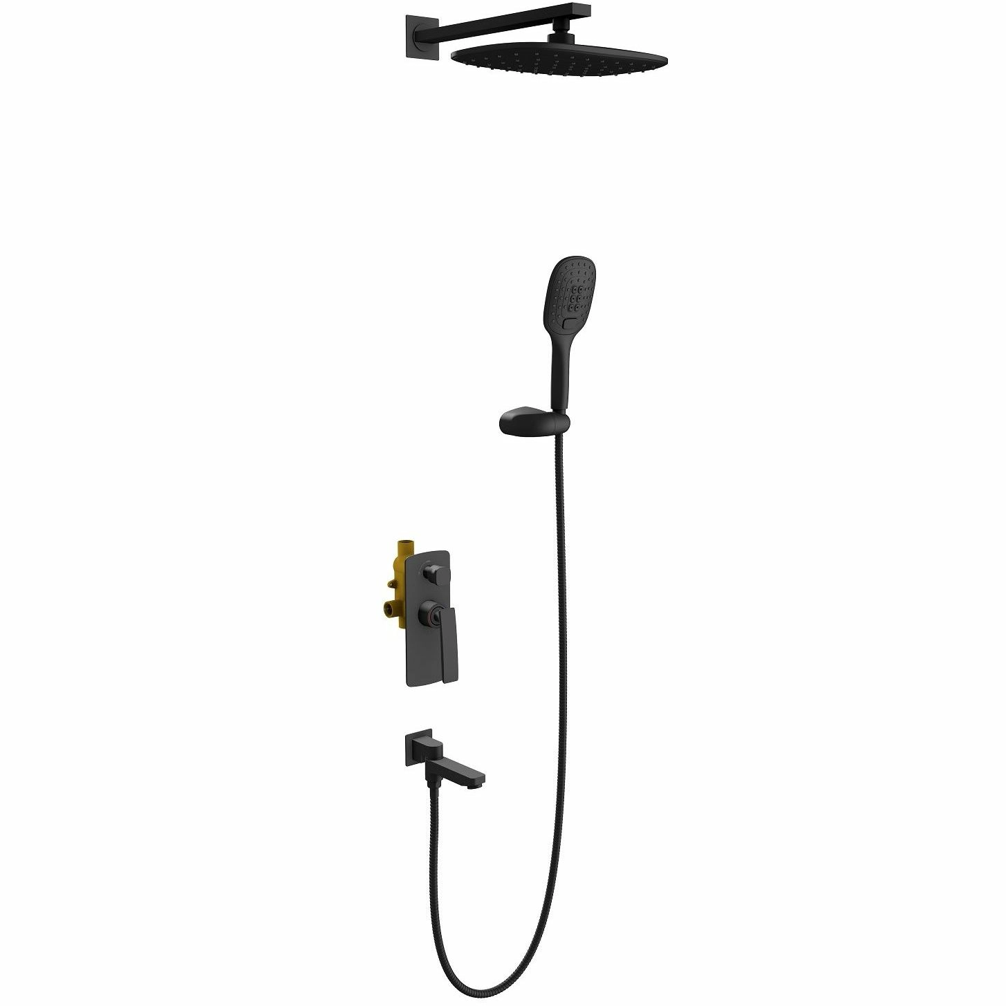 Душевая система Timo Helmi Black, SX-4099/03SM