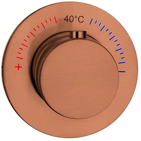 Смеситель встраиваемый термостат на 1 источник Boheme Uno Bronze Brushed, 627-T-BRB