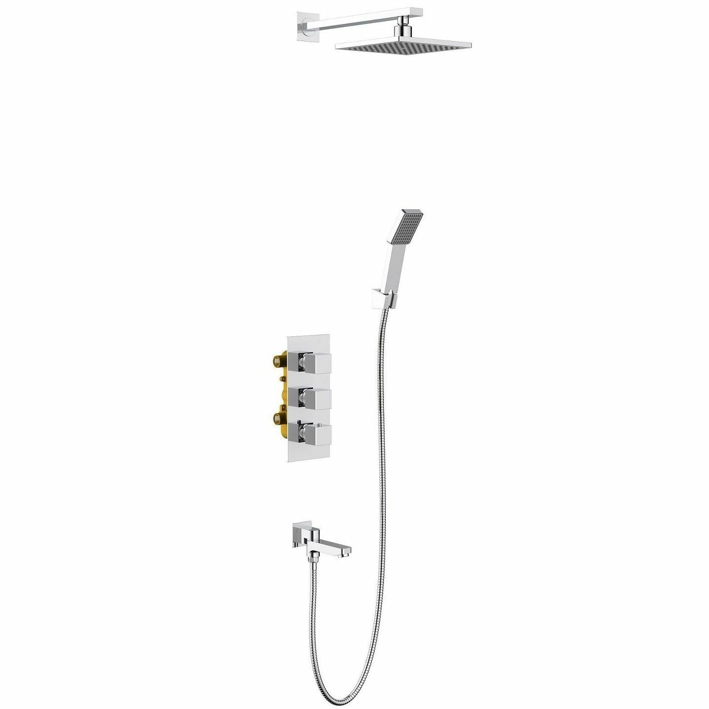 Душевая система Timo Tetra-Thermo Chrome, SX-0199/00SM