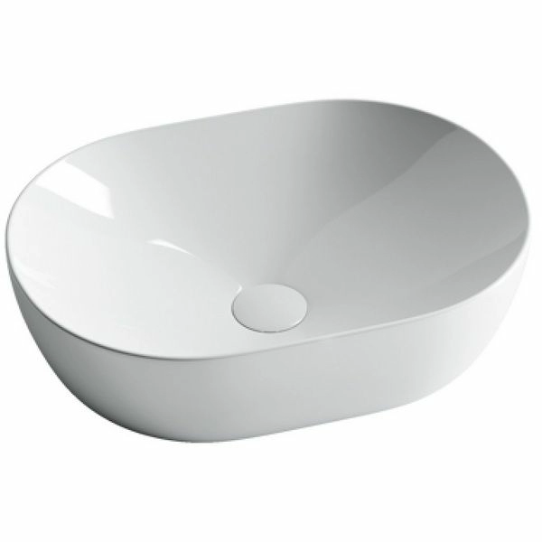 Умывальник чаша накладная овальная CeramicaNova Element 48x35, CN5010