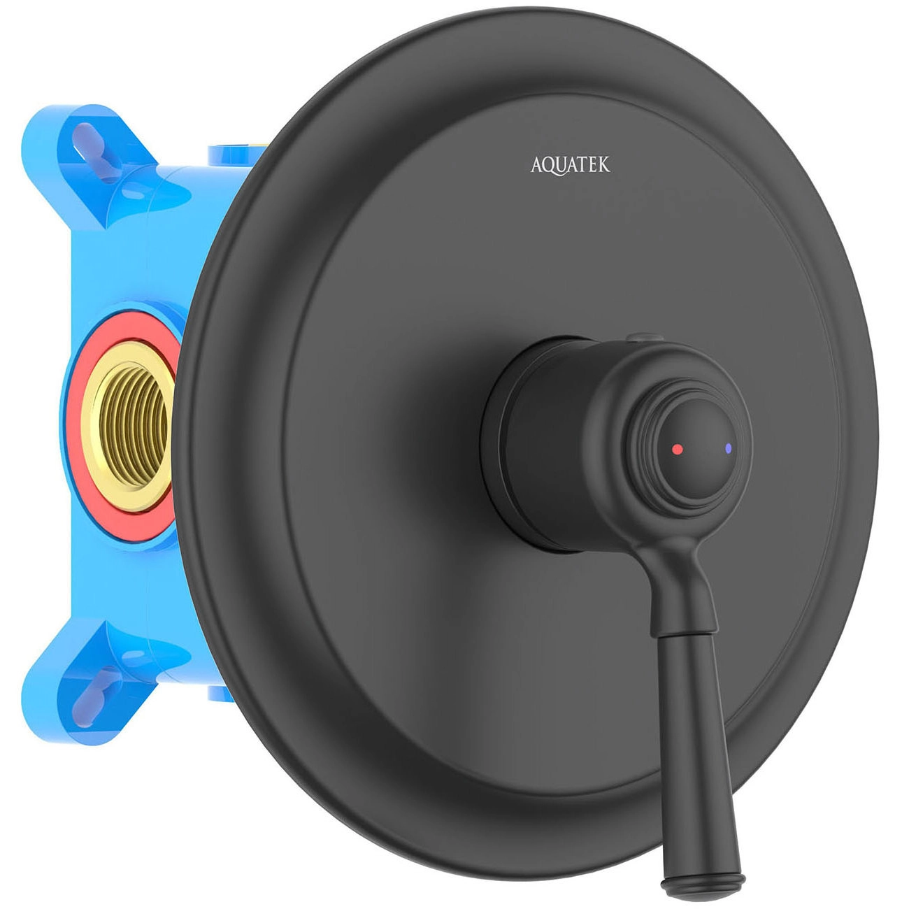 Смеситель для душа 1 режим Aquatek Классик, AQ1566MB