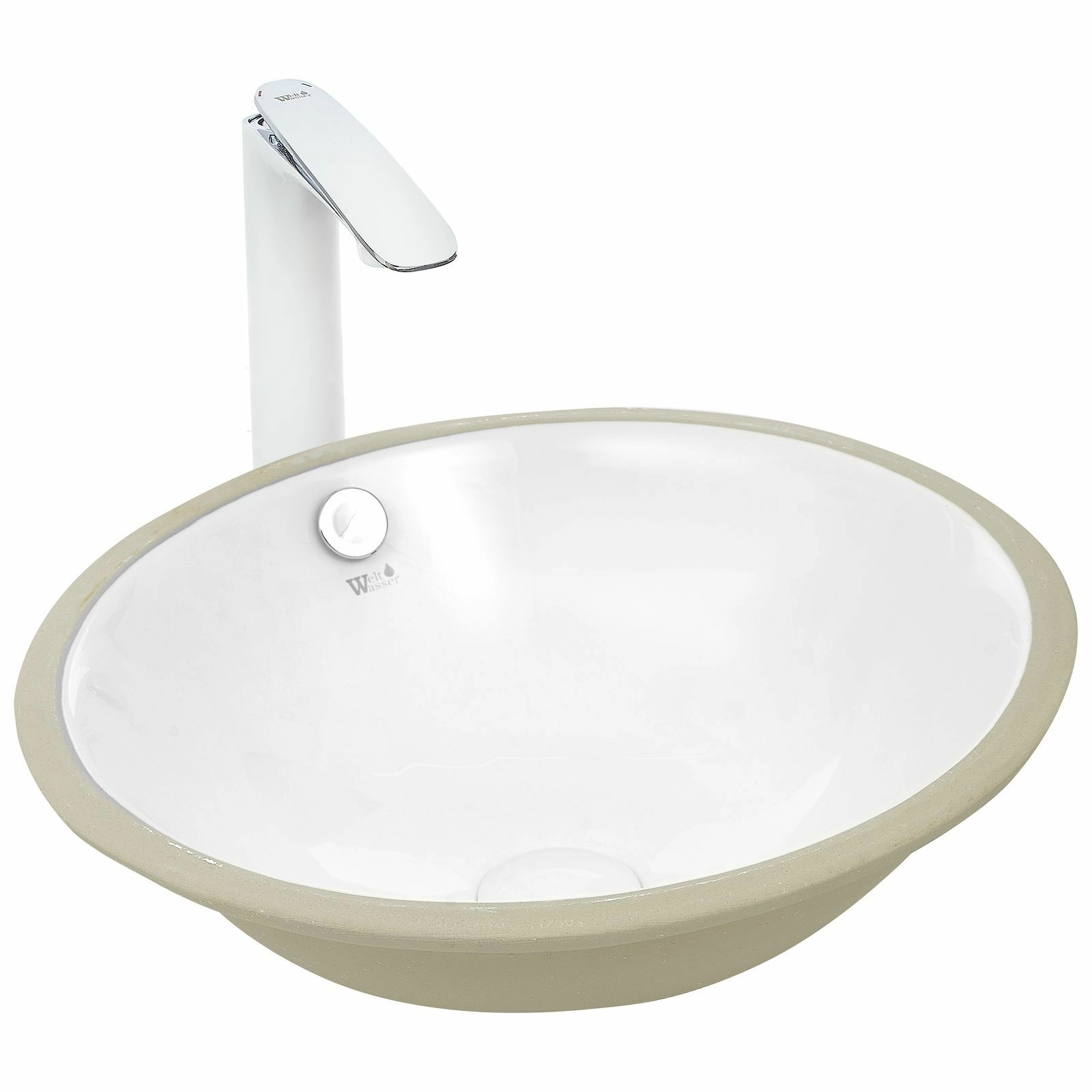 Раковина врезная WeltWasser 43x43, WW DEILBACH 6028