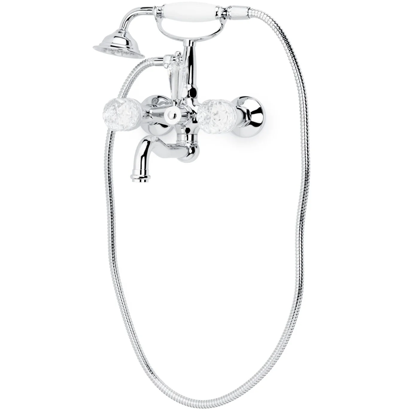 Смеситель для ванны Boheme Crystal Chrome, 273