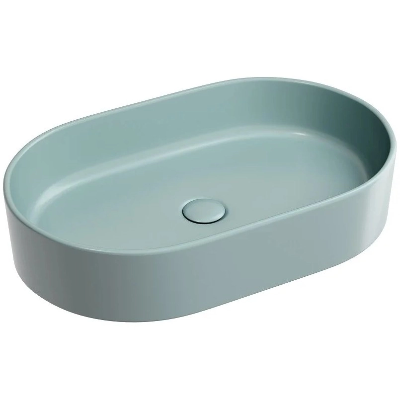 Умывальник чаша накладная овальная CeramicaNova Element 60.8x38.5, CN6048MLG