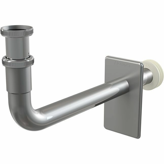 Колено с гайкой Alcaplast, A438