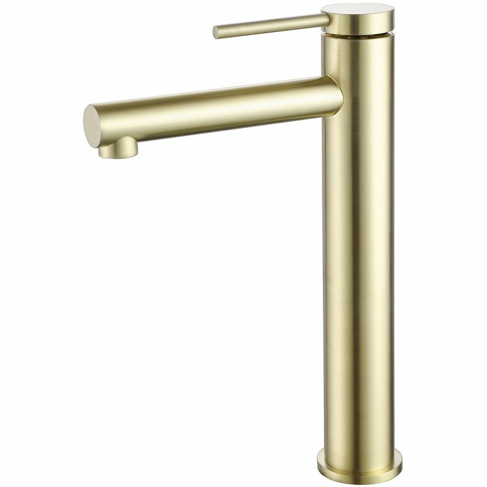 Смеситель для накладной раковины Abber Emotion золото матовое, AF8811G