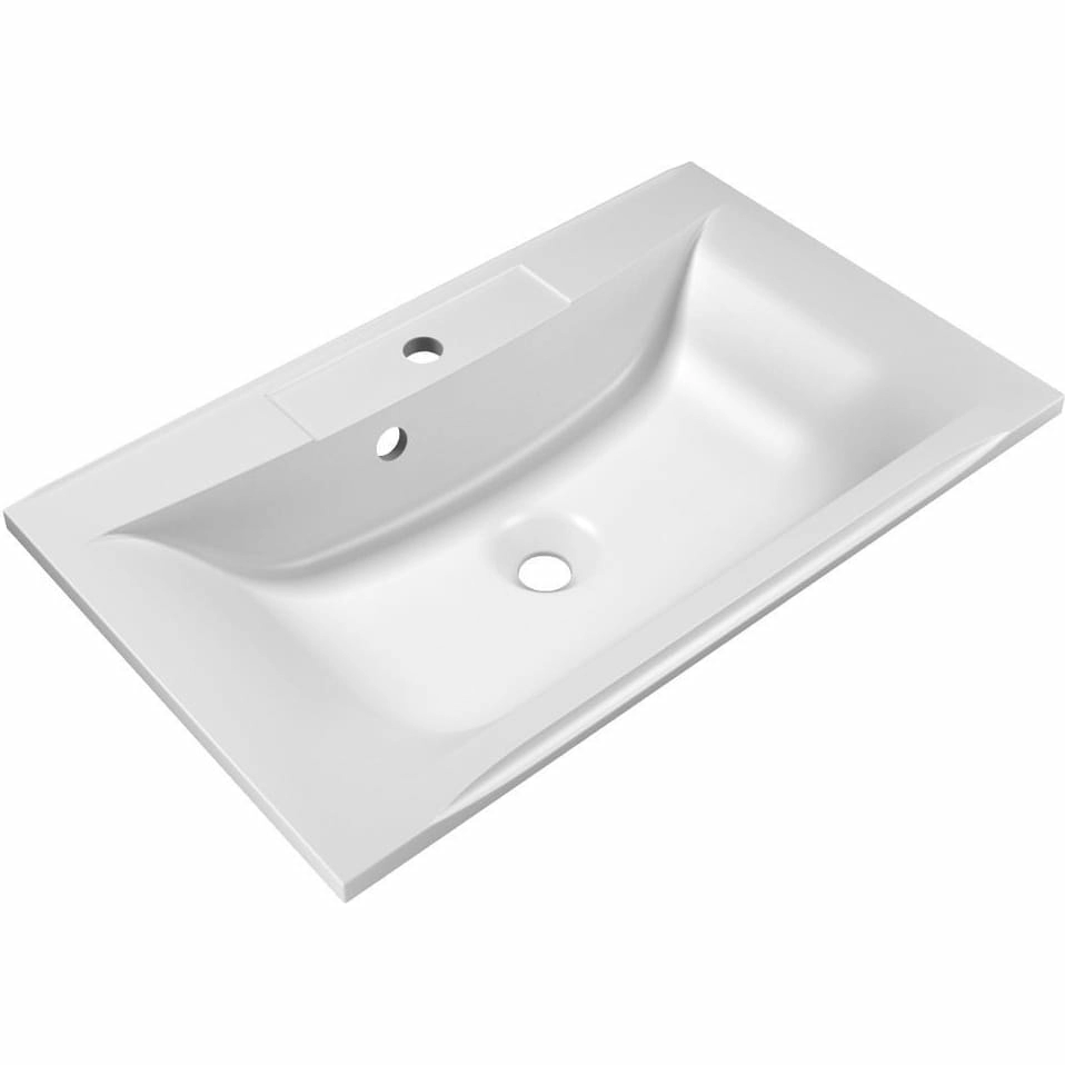Раковина из литьевого мрамора BelBagno 75x45, BB750/450-LV-MR-PR