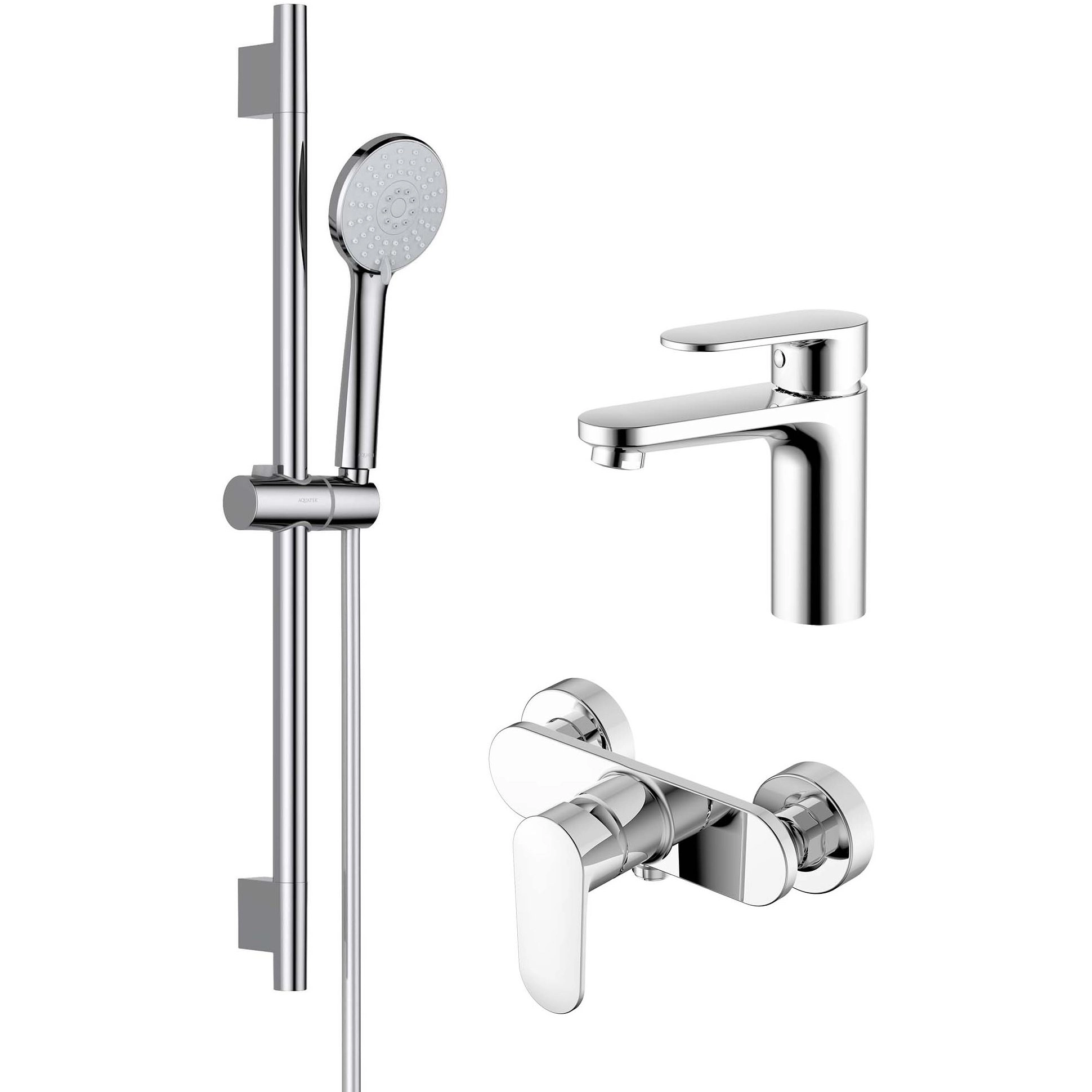 Комплект для душа Aquatek Ника 3 в 1, AQ1831CR