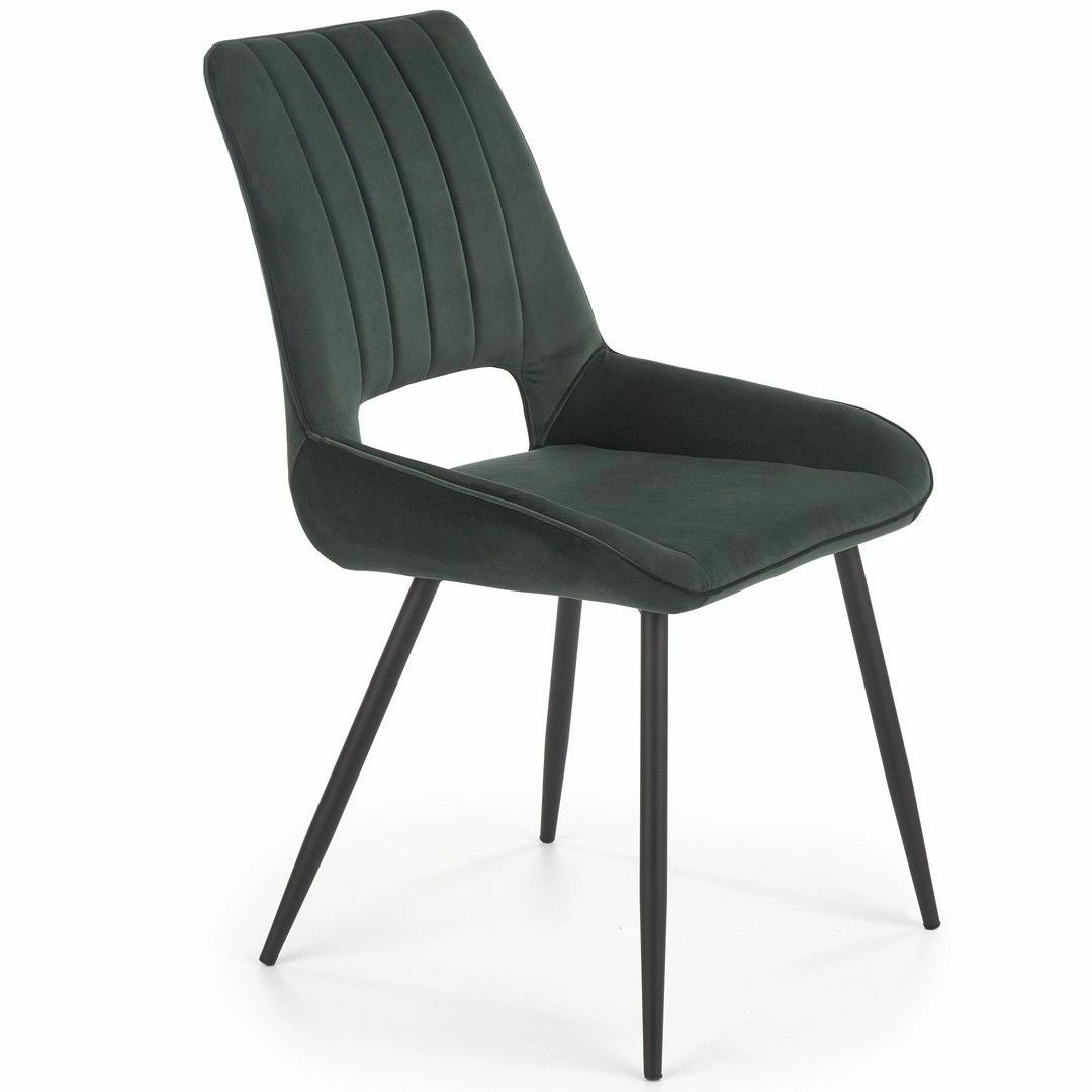 Стул Halmar K404 темно-зеленый/черный, V-CH-K/404-KR-C.ZIELONY