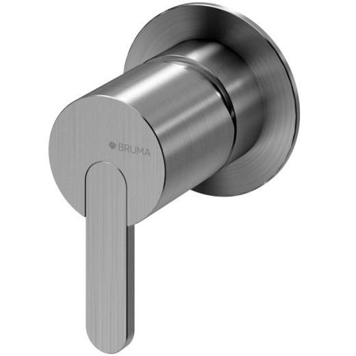 Внешняя часть смесителя с 1 выходом Bruma X-Alpha E186 120 1IS Satin Stainless Steel, E1861201IS